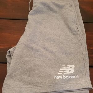 - New Balance mens shorts gray.
